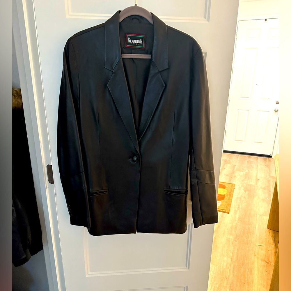 Beautiful Custom Leather Jacket/Blazer